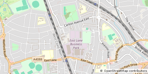 Map of Wembley