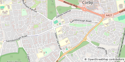 Map of Corby