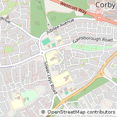 Map of Corby