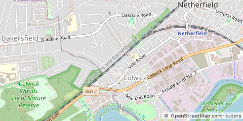 Map of Nottingham