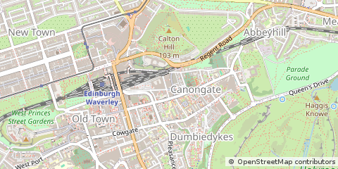 Map of Edinburgh