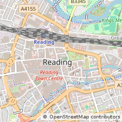 Map of Reading, Berkshire
