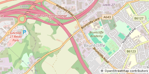 Map of Leeds