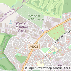Map of Bulwell, Nottingham