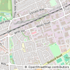 Map of Letchworth, Hertfordshire