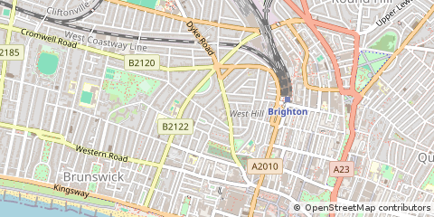 Map of Brighton