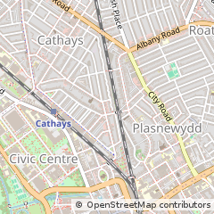 Map of Cardiff