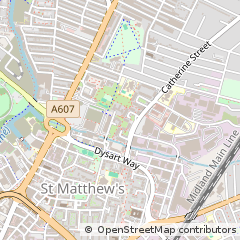Map of Leicester