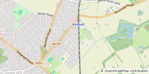 Map of Wirral