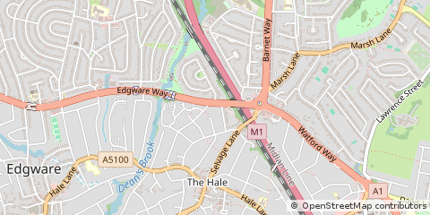 Map of Edgware