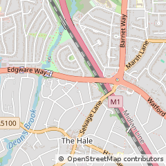 Map of Edgware