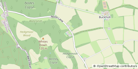 Map of West Tytherley, Hampshire