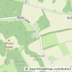 Map of West Tytherley, Hampshire