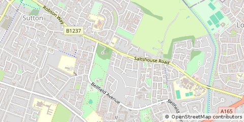 Map of Kingston Upon Hull, East Riding of Yorkshire
