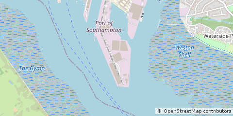 Map of Southampton, Hampshire