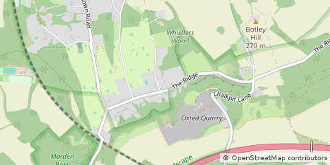 Map of Caterham