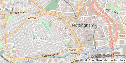 Map of Nottingham
