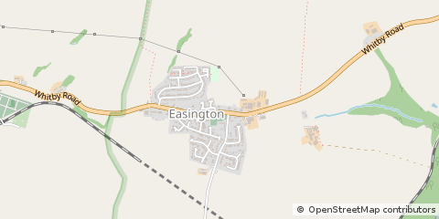 Map of Saltburn-by-the-SEA, Cleveland