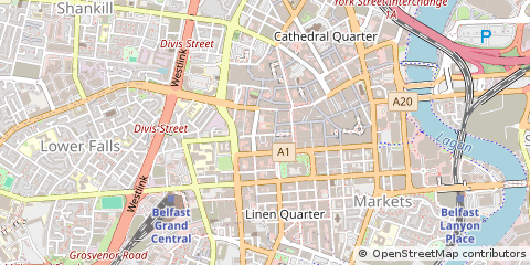 Map of Belfast, Co Antrim