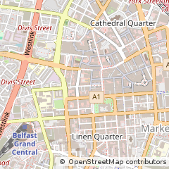 Map of Belfast, Co Antrim