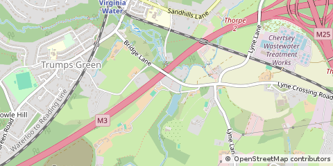 Map of Virginia Water