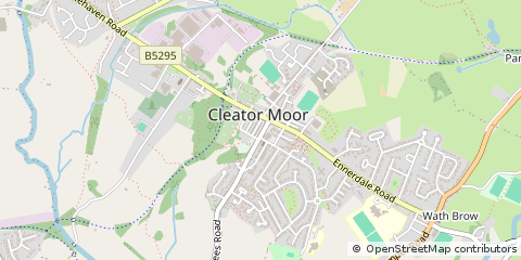 Map of Cleator Moor