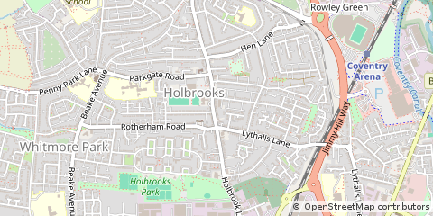 Map of Coventry