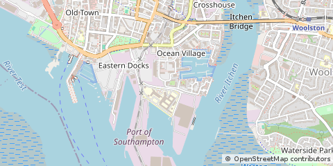 Map of Southampton