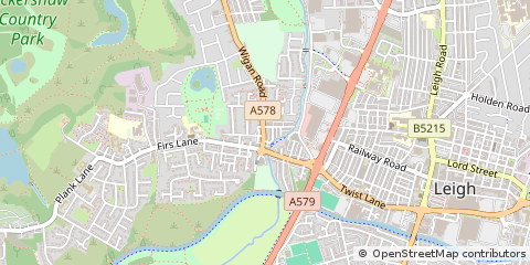 Map of Leigh