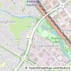 Map of Milton Keynes
