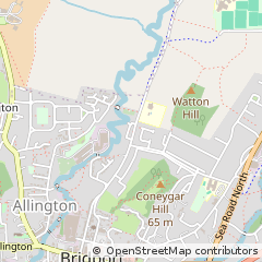 Map of Bridport, Dorset