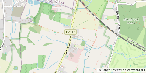 Map of Ditchling Hassocks, Sussex