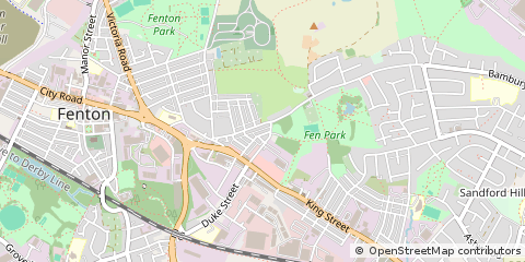Map of Stoke-on-Trent