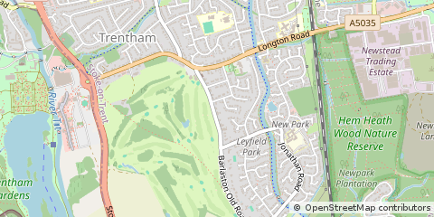Map of Stoke-on-Trent