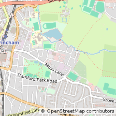 Map of Altrincham, Cheshire