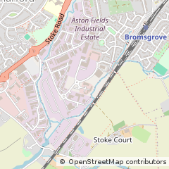 Map of Bromsgrove, West Midlands