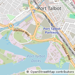 Map of Port Talbot