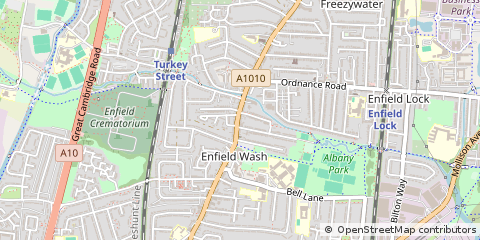 Map of Enfield