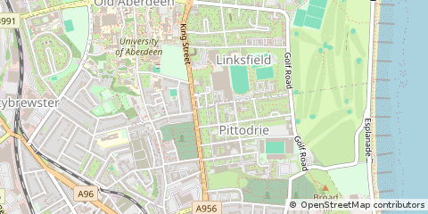 Map of Aberdeen