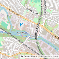 Map of Leeds, West Yorkshire