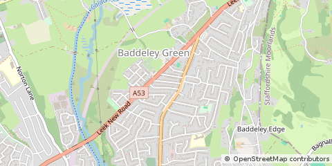 Map of Stoke-on-Trent