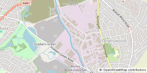 Map of Walsall