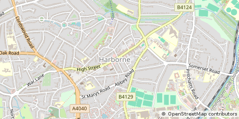 Map of Birmingham, West Midlands