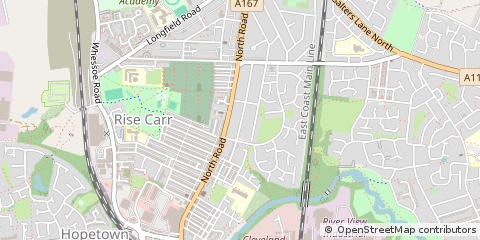 Map of Darlington