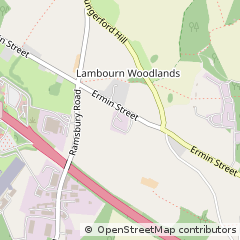 Map of Hungerford, Berkshire