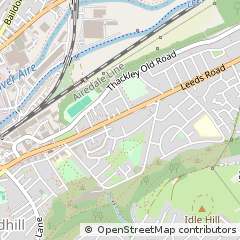 Map of Shipley, West Yorkshire