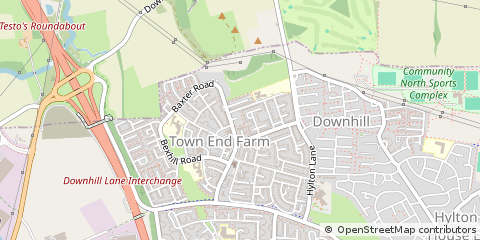 Map of Sunderland