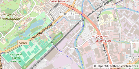 Map of Nottingham