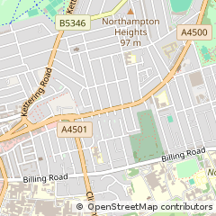 Map of Northampton