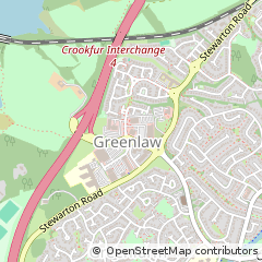 Map of Newton Mearns, Glasgow